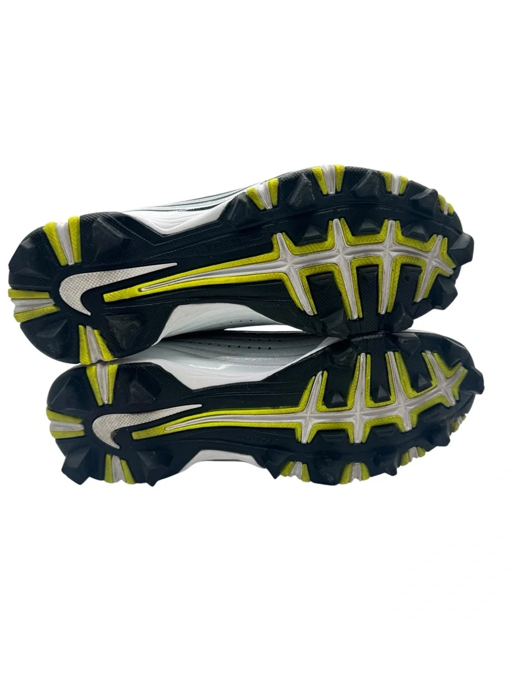Nike Vapor Keystone 2 Low Youth Baseball Cleats Black White Little Boys Sz 1.5Y